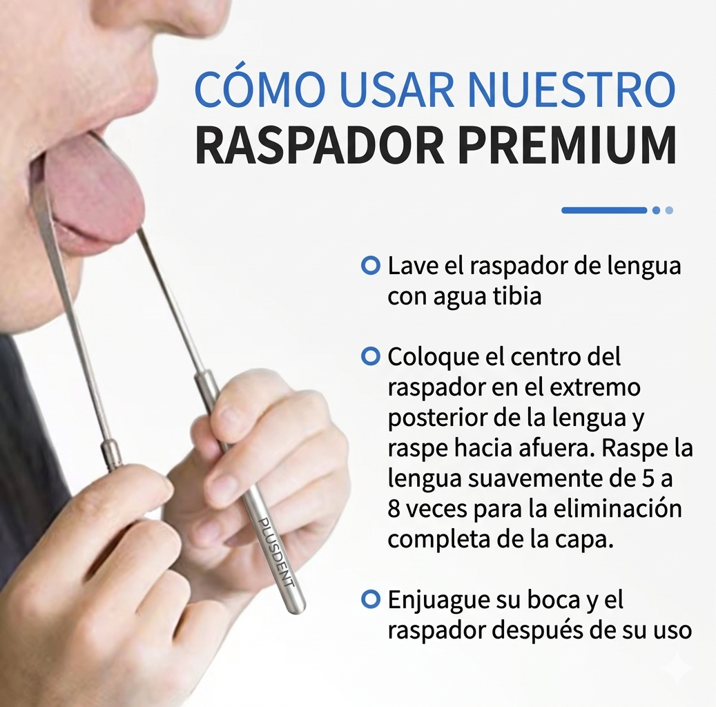PLUSDENT RASPADOR DE LENGUA