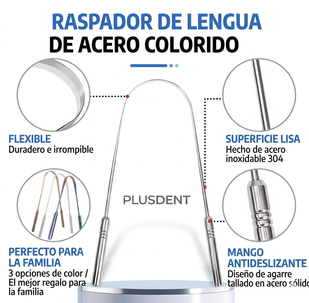 PLUSDENT RASPADOR DE LENGUA